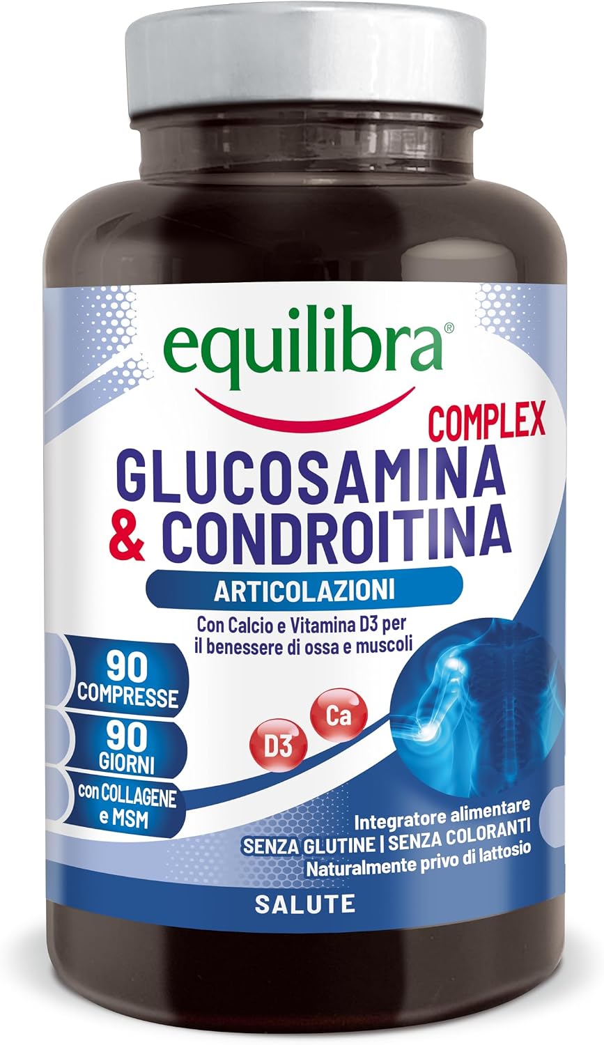 Detalle de Equilibra Glucosamina & Condroitina Complex 90 compresse đź’Š