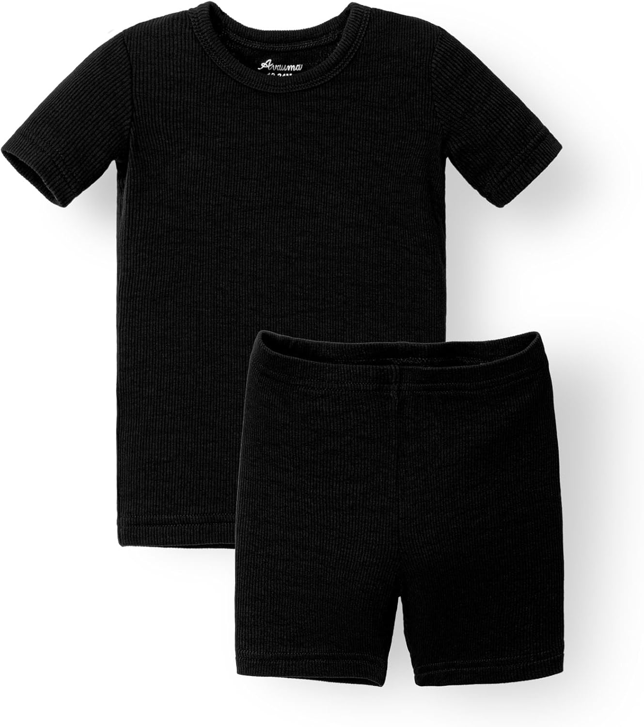 Thumbnail 6 de AVAUMA Short Pajama Set for Babies and Kids: Comfy, Ribbed Knit, Everyday Sleepwear