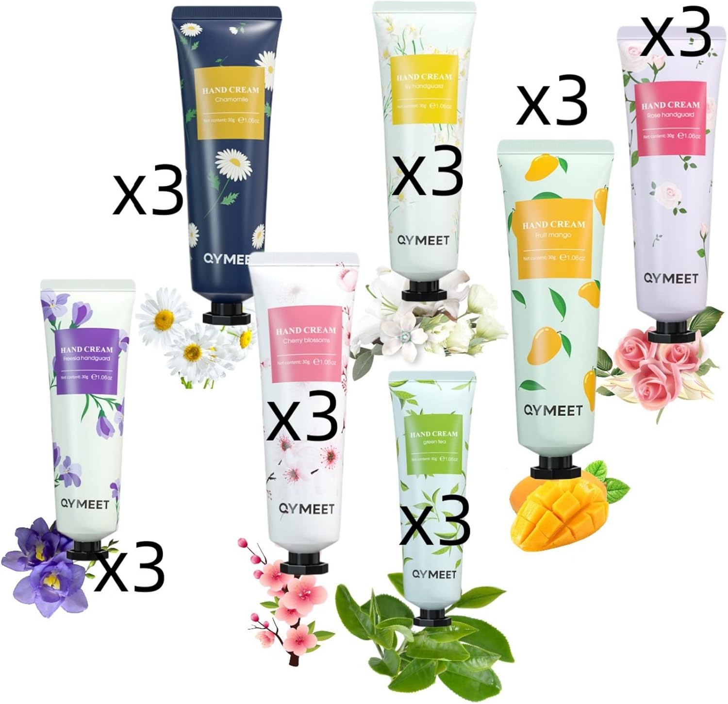 Thumbnail 2 de 5iktery 21 Crema Mani: set regalo donna con 7 fragranze e 21 mini lozioni idratanti