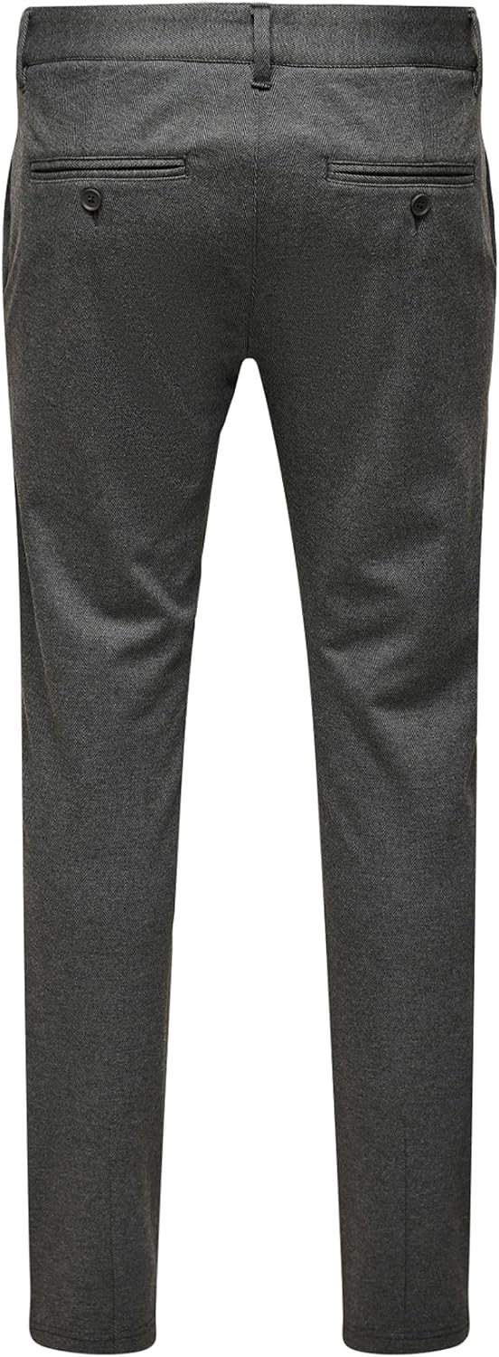 Detalle de Only & Sons Onsmark Check Pants Hy Gw 9887 Noos Trouser – Slim Chino Trousers for Men