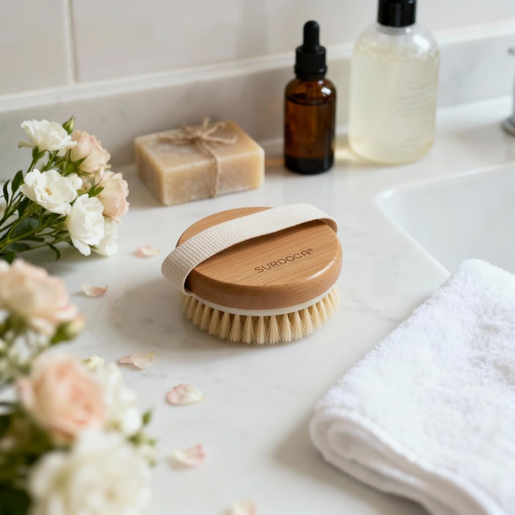 Detalle 2 de SURDOCA Dry Brushing Body Brush for Cellulite