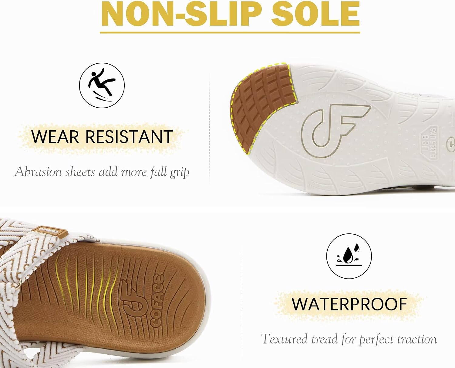 Thumbnail 5 de COFACE Womens Trendy Orthotic Flip Flops with Arch Support and Cushioned Footbed