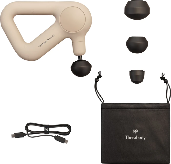 Thumbnail 5 de Theragun Relief Sand Massagepistole (0,62 kg) mit 3 Aufsätzen und 3 Geschwindigkeiten