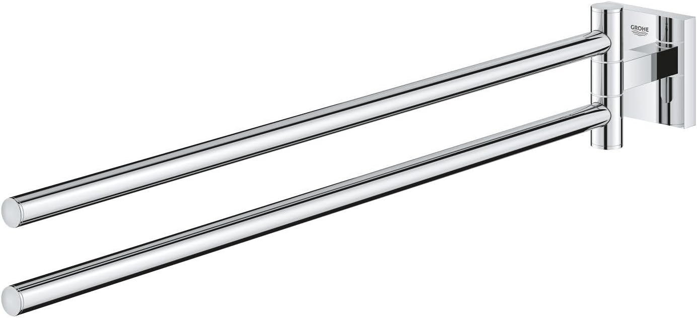 Thumbnail 1 de GROHE Start Cube Porte-Serviettes mural – 2 bras pivotants, chrome, 438 mm