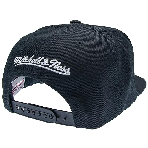 Detalle de Mitchell & Ness Uomo Snapback cap Chicago Bulls – Black & White