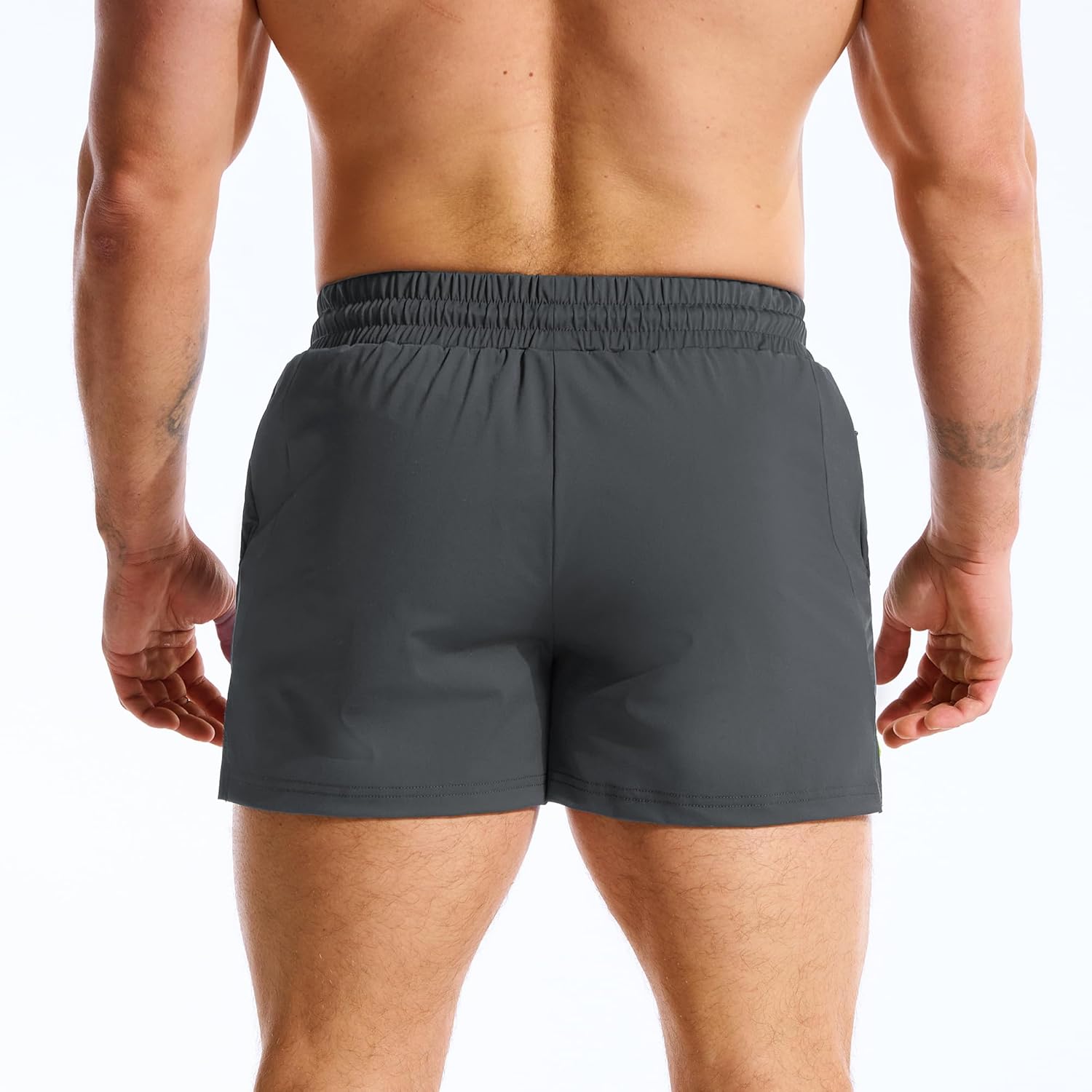 Thumbnail 4 de BROKIG Mens LightArmor Gym Running Shorts: Light, Breathable and Practical