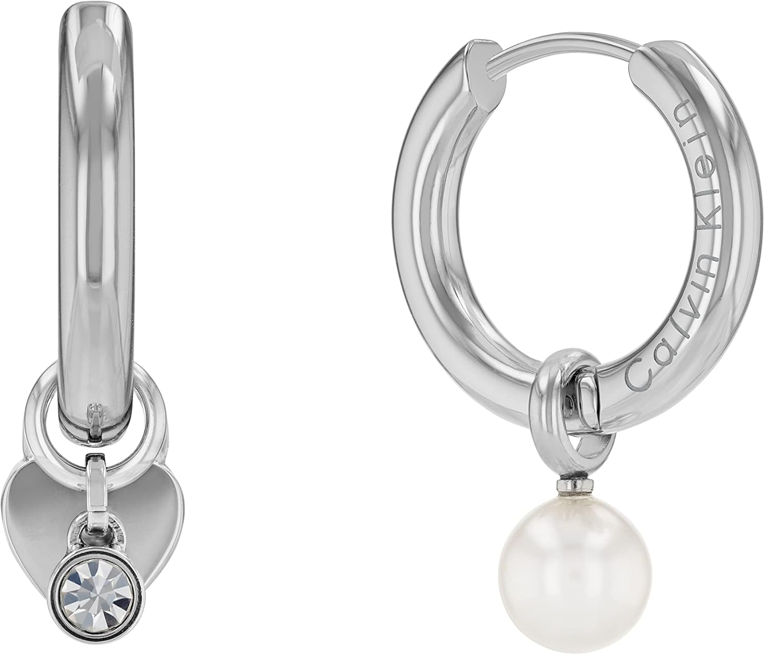 Detalle de Calvin Klein HUGGIE GIFT SET Ohrhänger 17×2mm