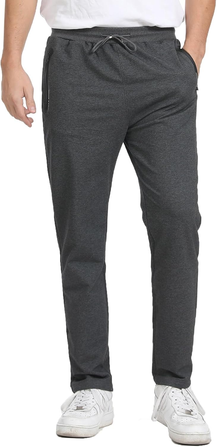 Detalle de JustSun Pantaloni Tuta Uomo sportivi con tasche zip