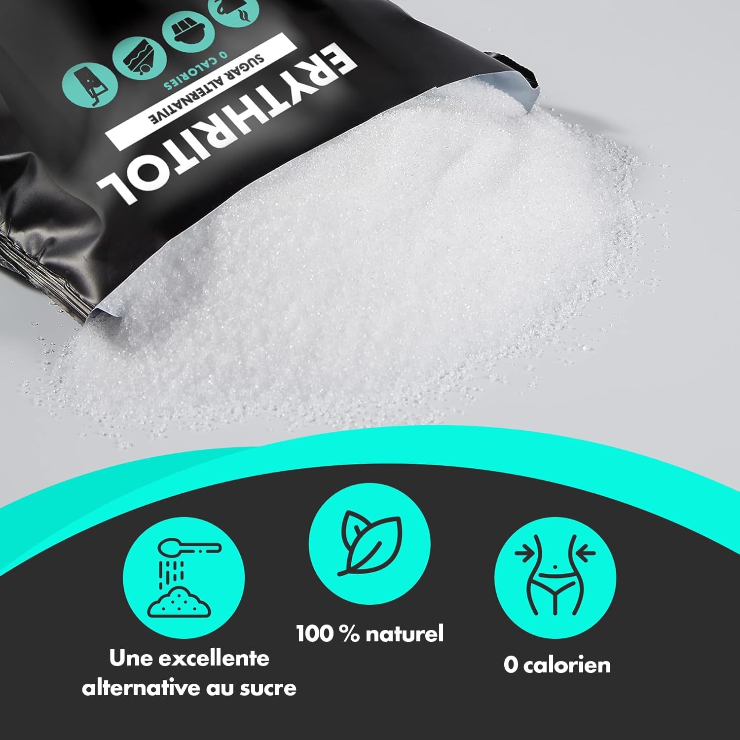 Detalle de Nature Diet Ărythritol 2000 g đ§