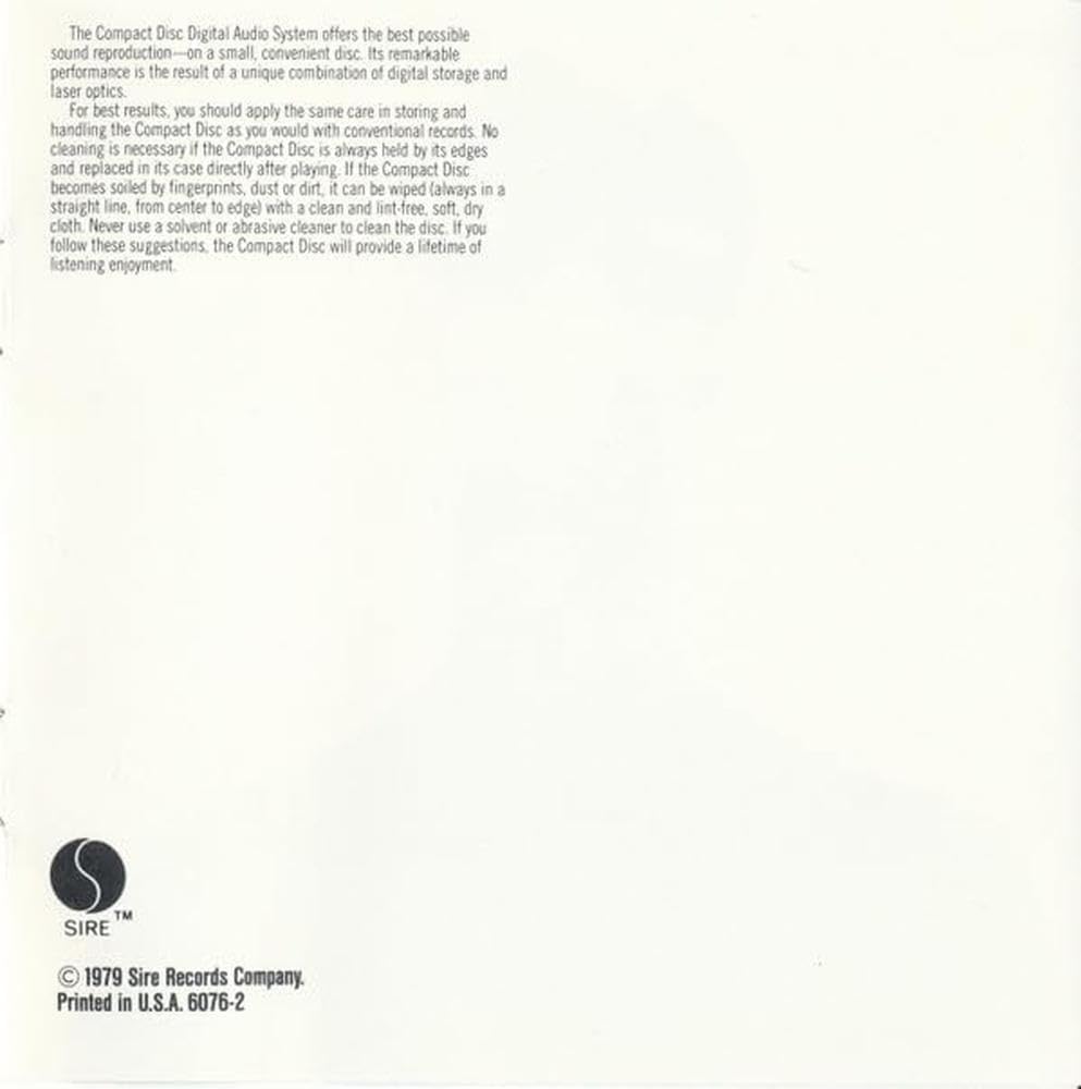 Thumbnail 6 de Talking Heads『Fear of Music』CD|「I Zimbra」収録、簡潔さと遊び心が光るアルバム