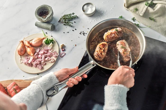 Thumbnail 2 de Demeyere Cosi 3 Edelstahl-Bratpfanne 24 cm