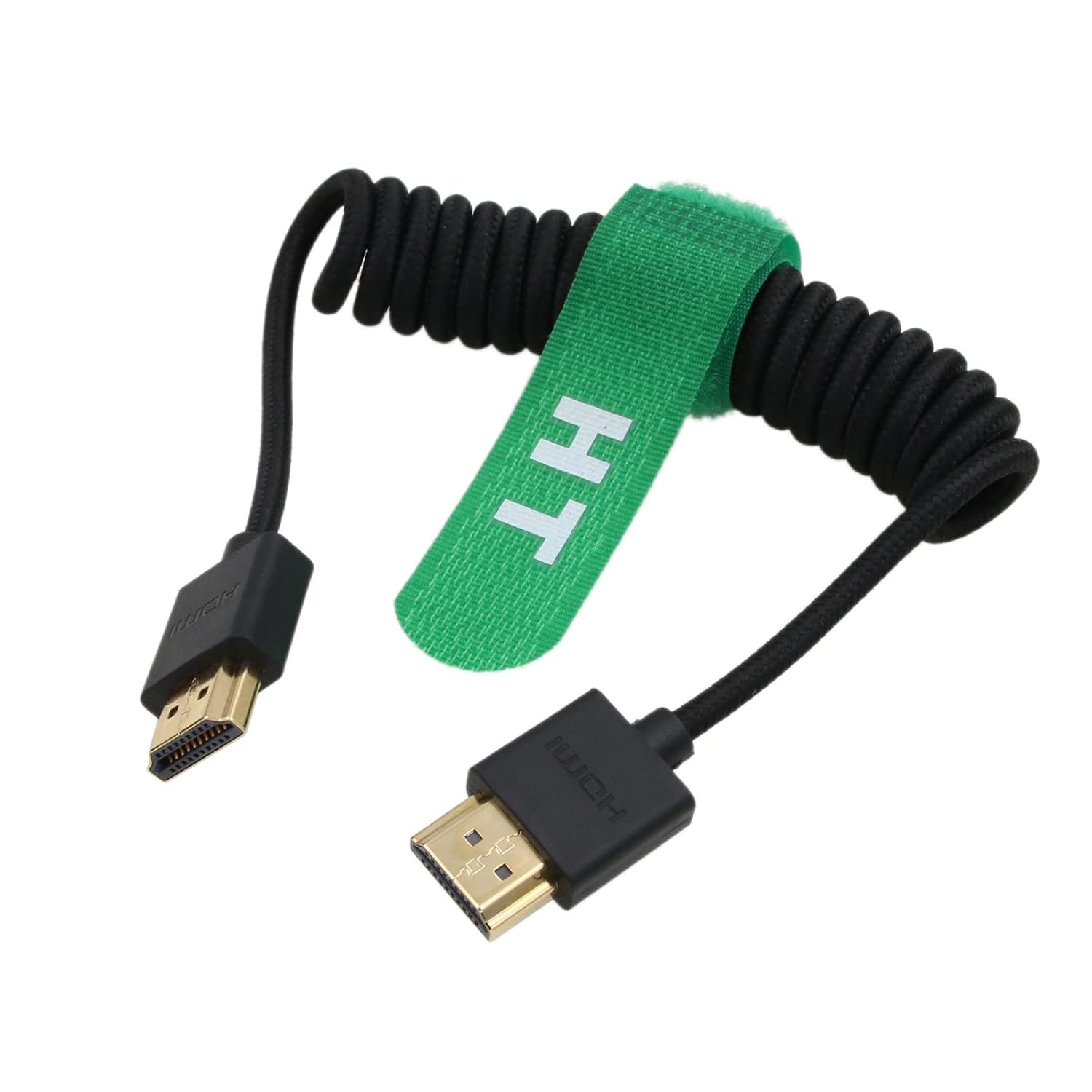 Thumbnail 2 de HangTon HDMI 2.1 Kabel 4K/8K | Geflochtenes, flexibles Kabel – 30 cm (erweitert 60 cm) für ATOMOS Ninja V, Blackmagic Monitor & DSLR-Kameras