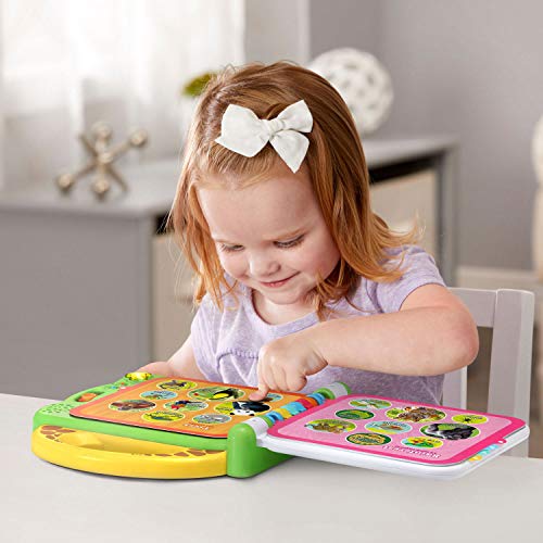 Detalle 2 de LeapFrog 100 Animals Book, Green — An Engaging Bilingual Early Learning Page-Teacher for Toddlers