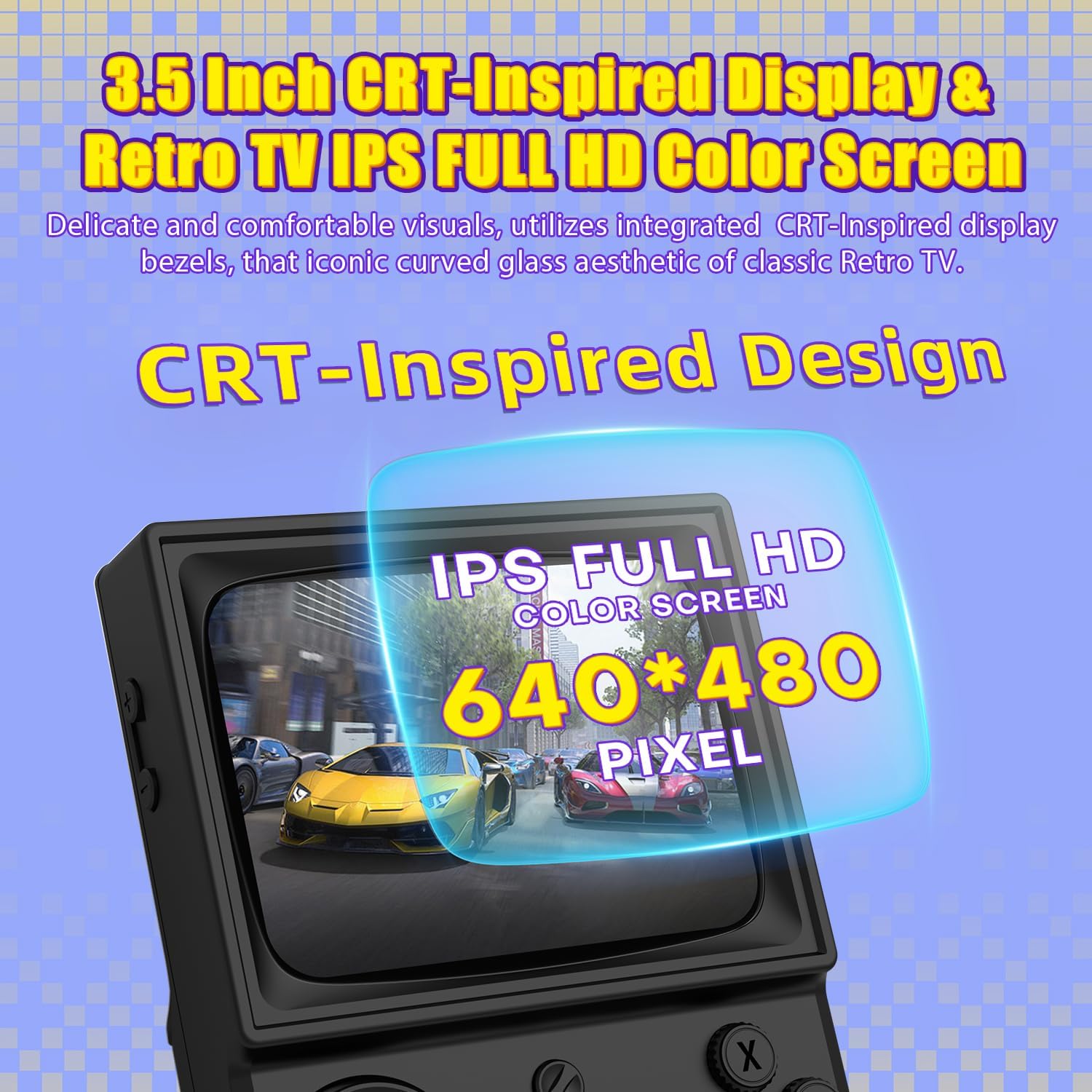 Thumbnail 3 de R36T Retro Gaming Console (3.5'' IPS) — CRT-Inspired Handheld with 64GB & 18,000+ Classic Games