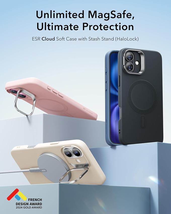 Thumbnail 5 de ESR iPhone 16 Plus Silicone Case with Stand