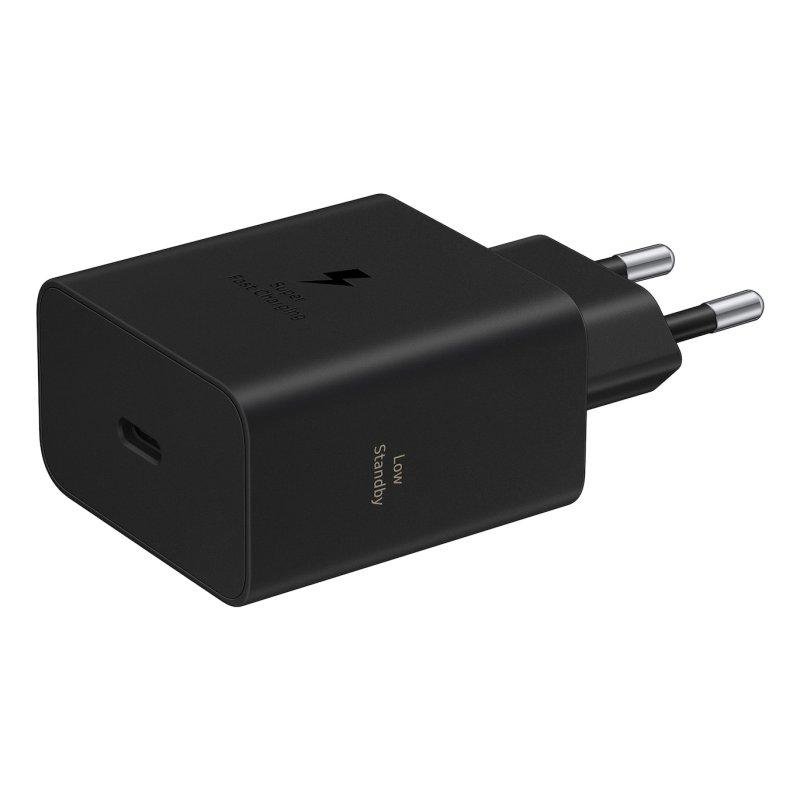 Detalle de Samsung EP-T6010NBEGWW 60W USB-C: cargador rápido y seguro para todo el ecosistema Samsung