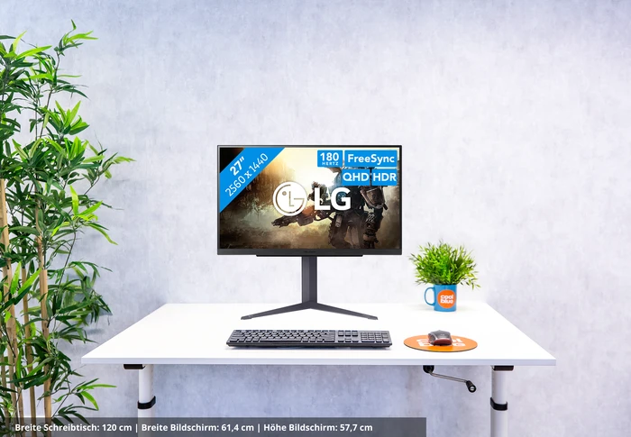Detalle 1 de LG UltraGear 27GS85Q-B Gaming-Monitor 27 Zoll