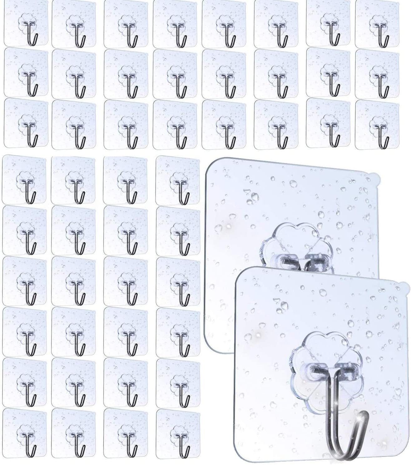 Thumbnail 6 de AOMEES Adhesive Heavy Duty Hooks 8kg 12pcs