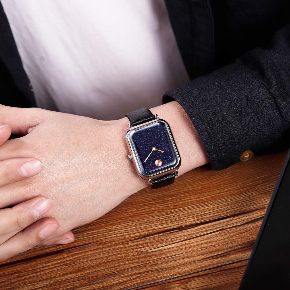 Thumbnail 2 de TONSHEN Fashion Herren Edelstahl Uhren Analog Quarz – Minimalistischer Zeitmesser mit verstellbarer Armbandkette