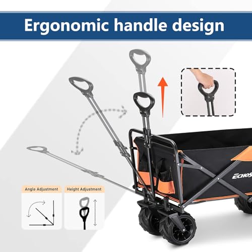 Thumbnail 4 de EchoSmile Carro Plegable 200L 160kg: movilidad práctica para playa, camping y compras