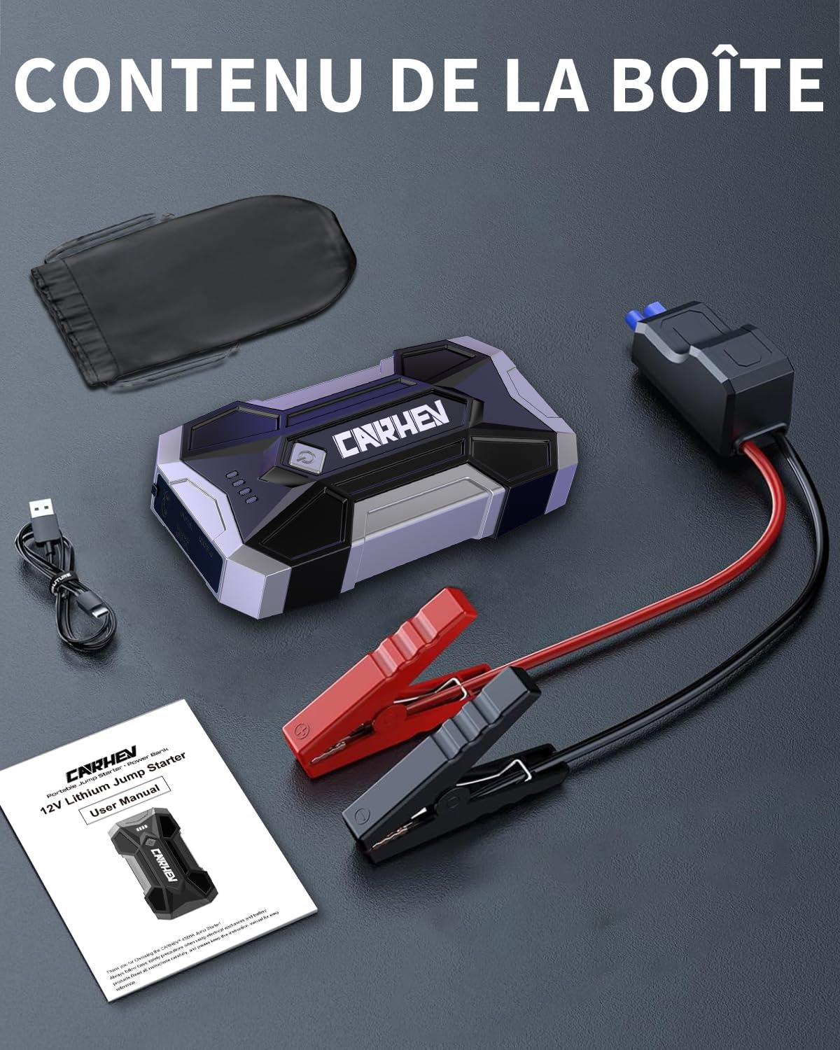 Thumbnail 6 de CARHEV auto-accubooster 4500 A, 12 V voor benzine- en dieselmotoren tot 8,0 l