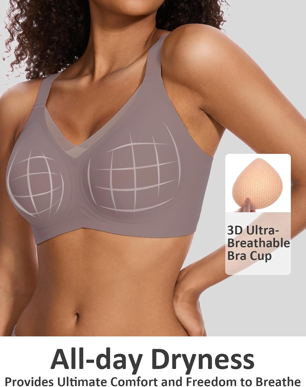 Thumbnail 4 de Vinfact Women's V Lace Seamless Bra