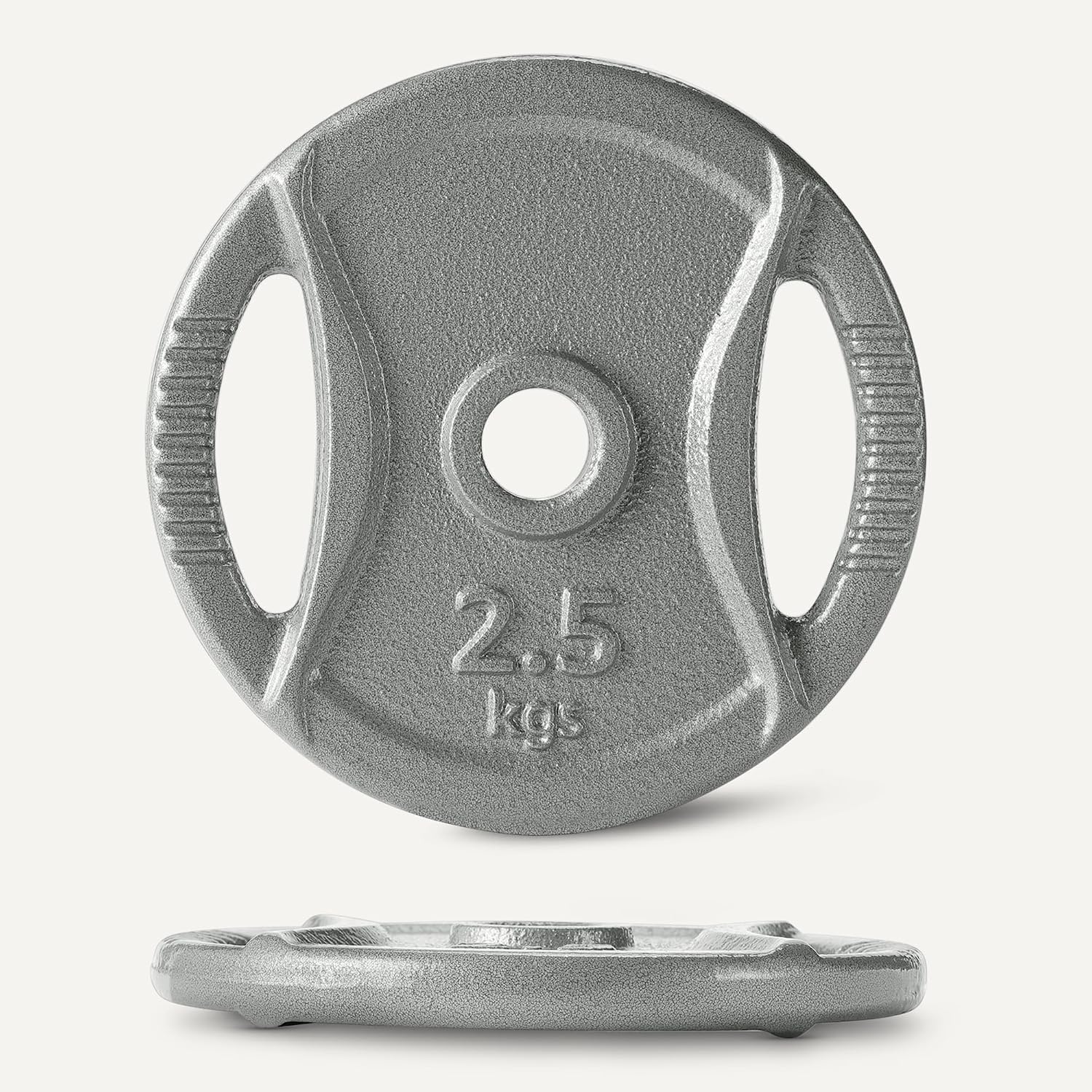 Thumbnail 4 de Amazon Basics 2.5cm Grip Cast Iron Weight Plates 2.5cm Grip cast iron weight plates