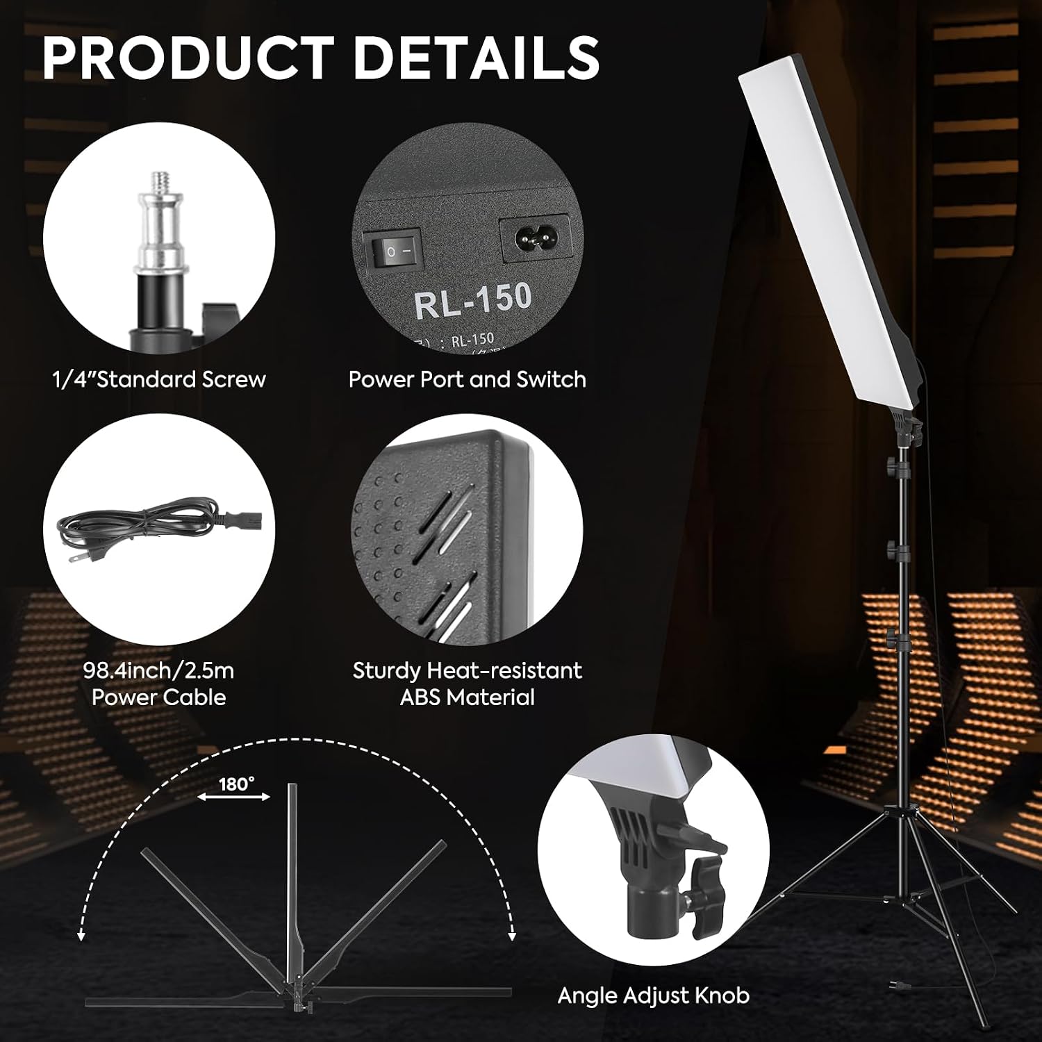 Thumbnail 4 de SEDGEWIN 2 Pack Full Screen LED Video Light 2500–7500K 🎥