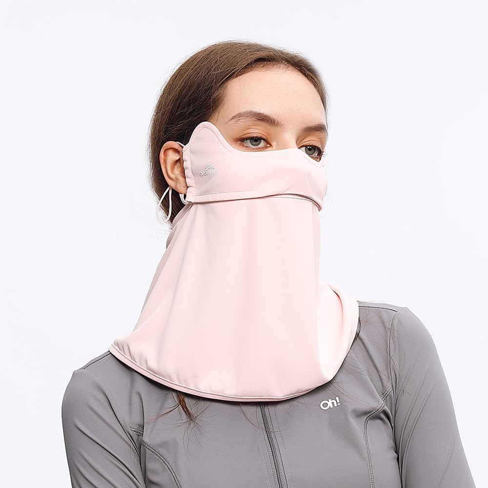 Detalle de OhSunny Neck Gaiter Face Scarf Cover: Sun Protection and Breathable Comfort