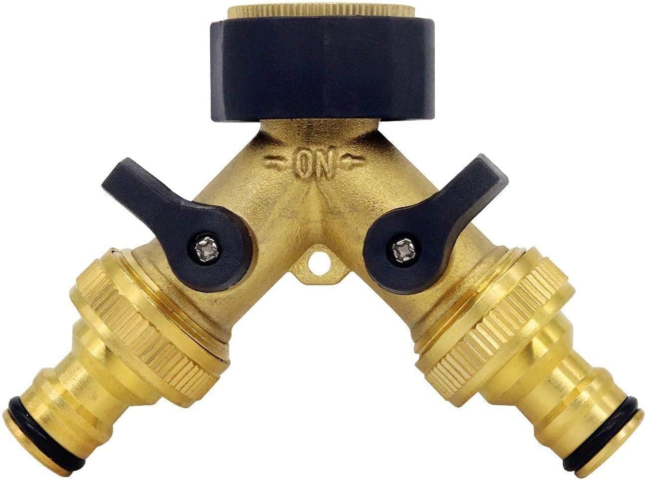 Thumbnail 6 de Hydrogarden 2-Way Garden Water Pipe Connector Y-Splitter (1/2 inch) with Switch Valve