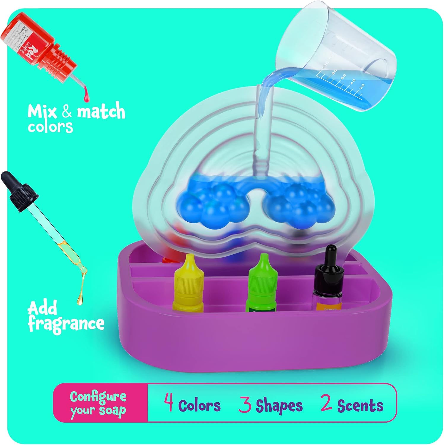 Thumbnail 5 de Dan&Darci Unicorn Soap Making Kit 6+ 🎨