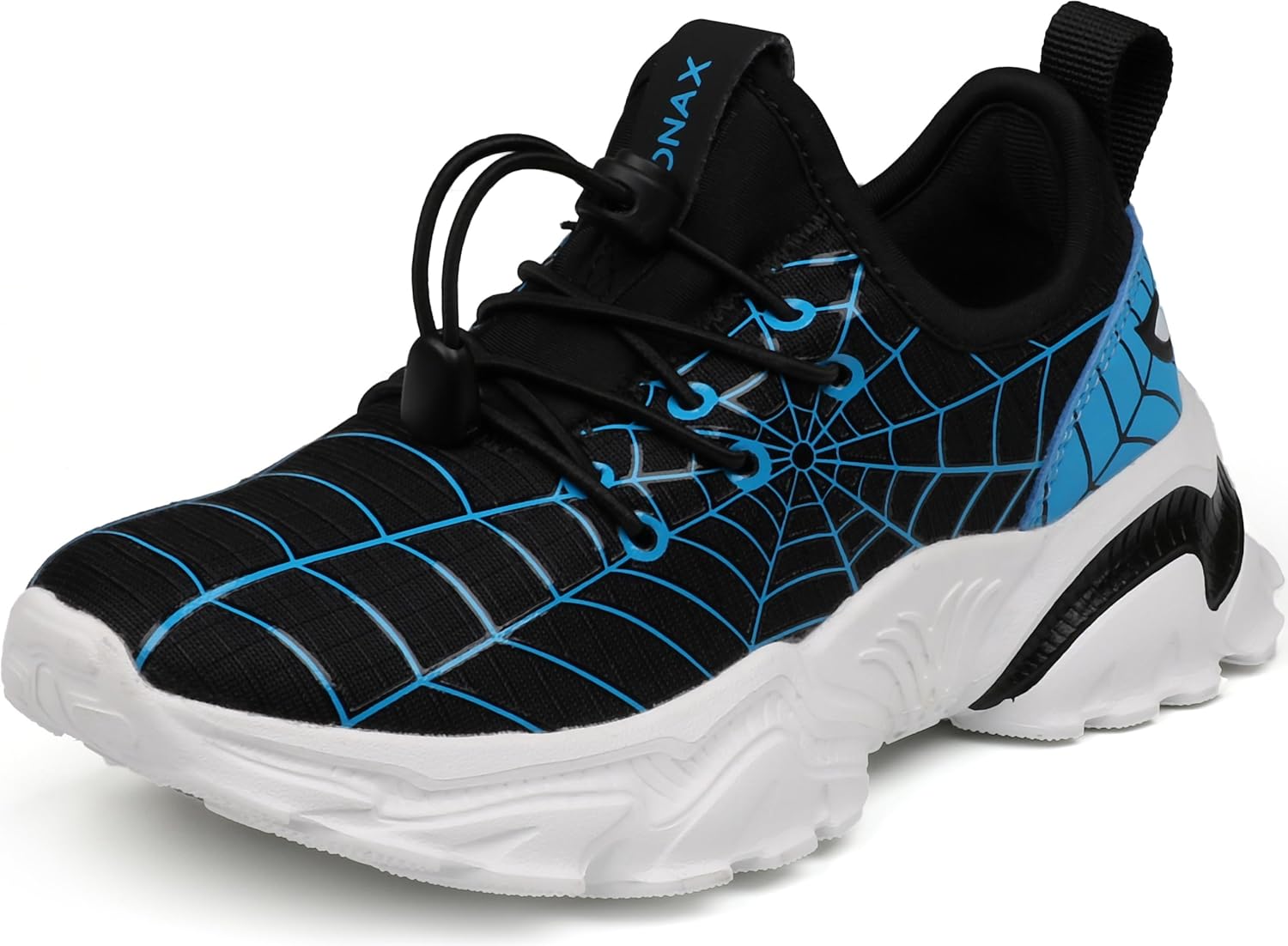 BRONAX Little/Big Boys Tennis Shoes: lightweight sneakers with bungee toggle fit