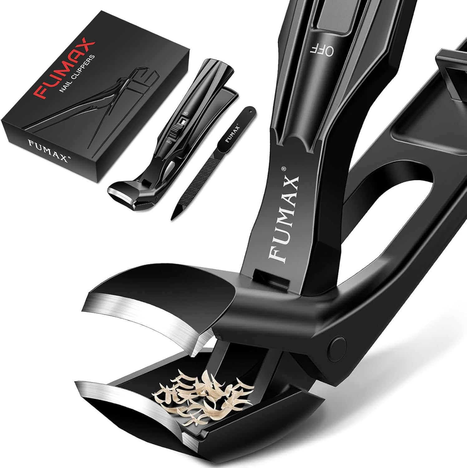 Toenail Clippers for Seniors for Men Thick Toenails – 2026 Updated Ergonomic Heavy-Duty Cutter