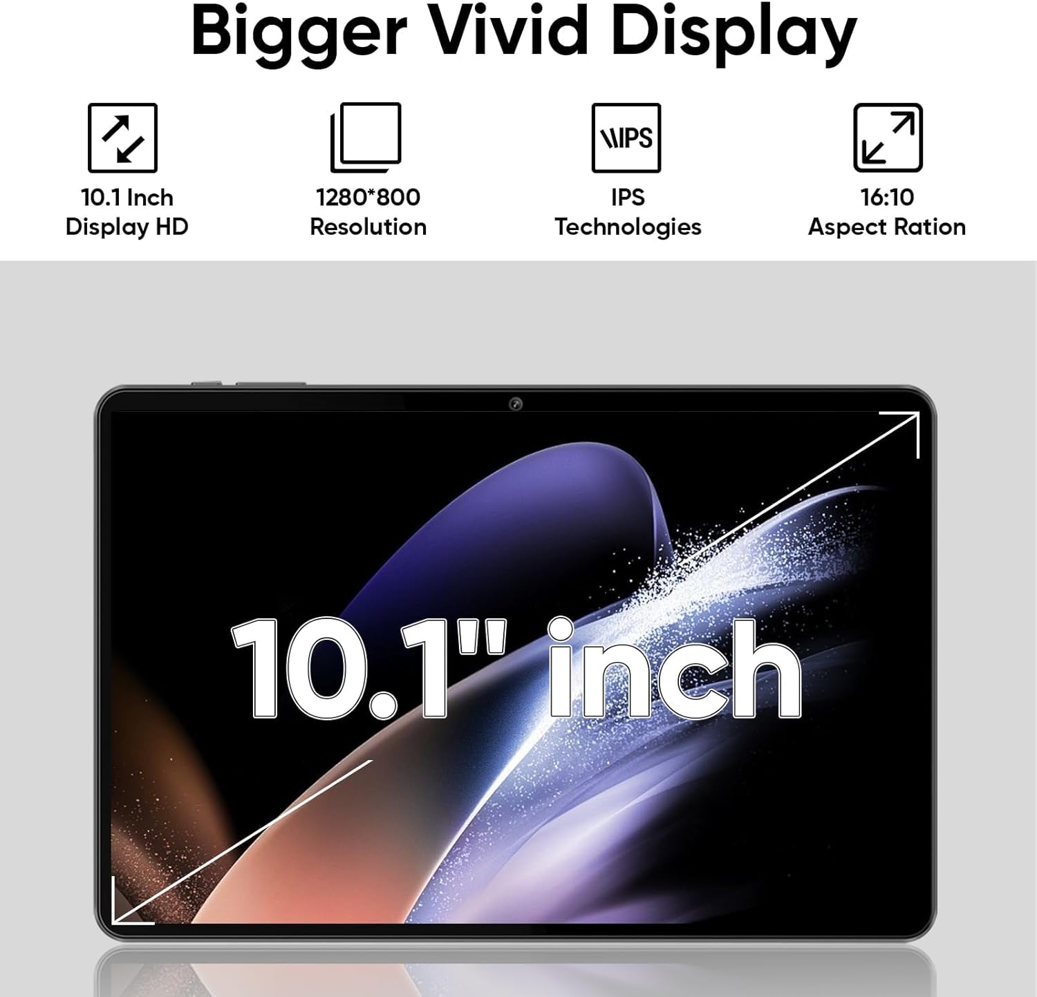Thumbnail 3 de aiprotablet 10-inch Android Tablet with 12GB RAM, 64GB ROM, expandable to 1TB (Blue)