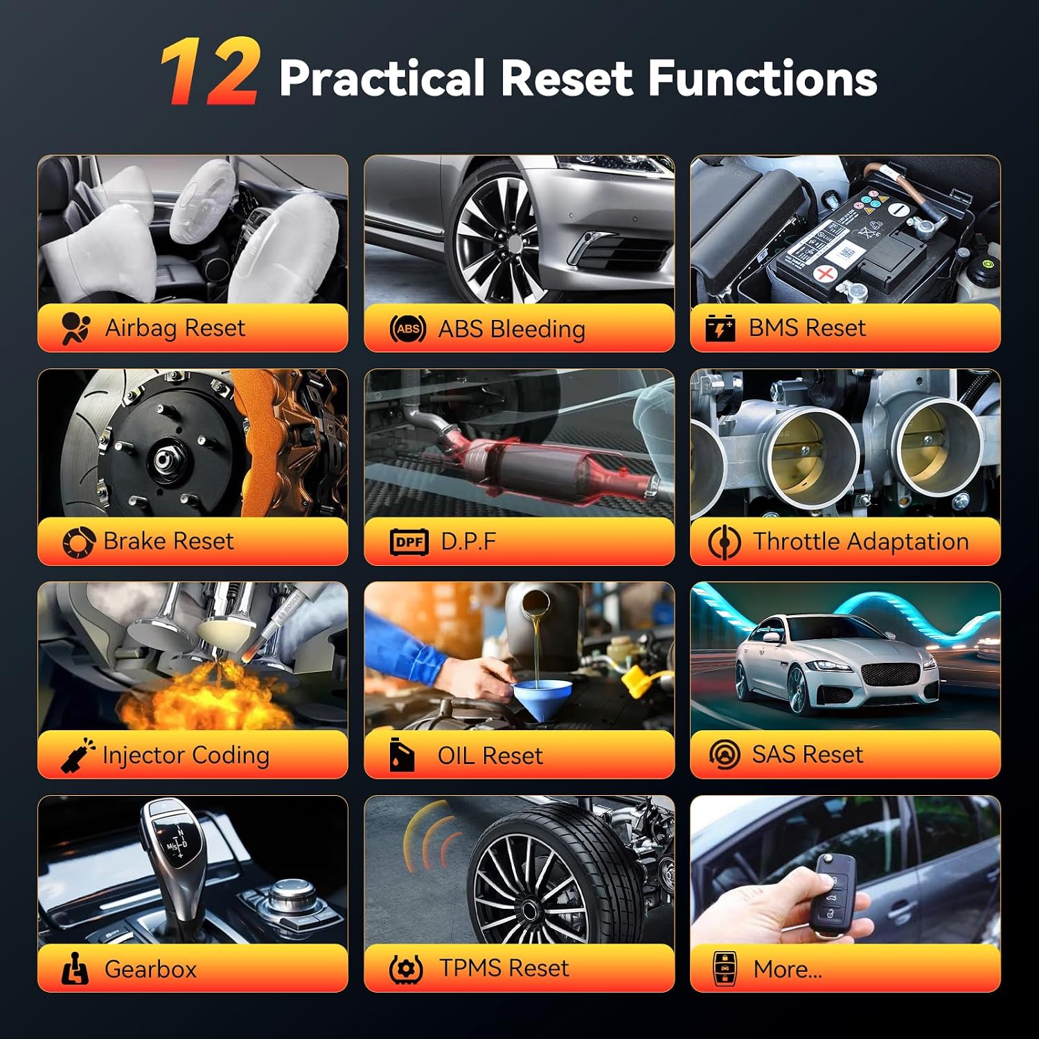 Detalle 2 de THINKCAR THINKSCAN 662 OBD2 Scanner with Bidirectional Tests and 12 Resets