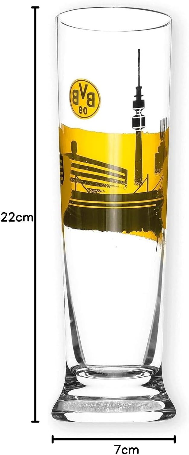 Detalle 2 de Borussia Dortmund 22440300 – szklanka kibica 300 ml z nadrukiem BVB