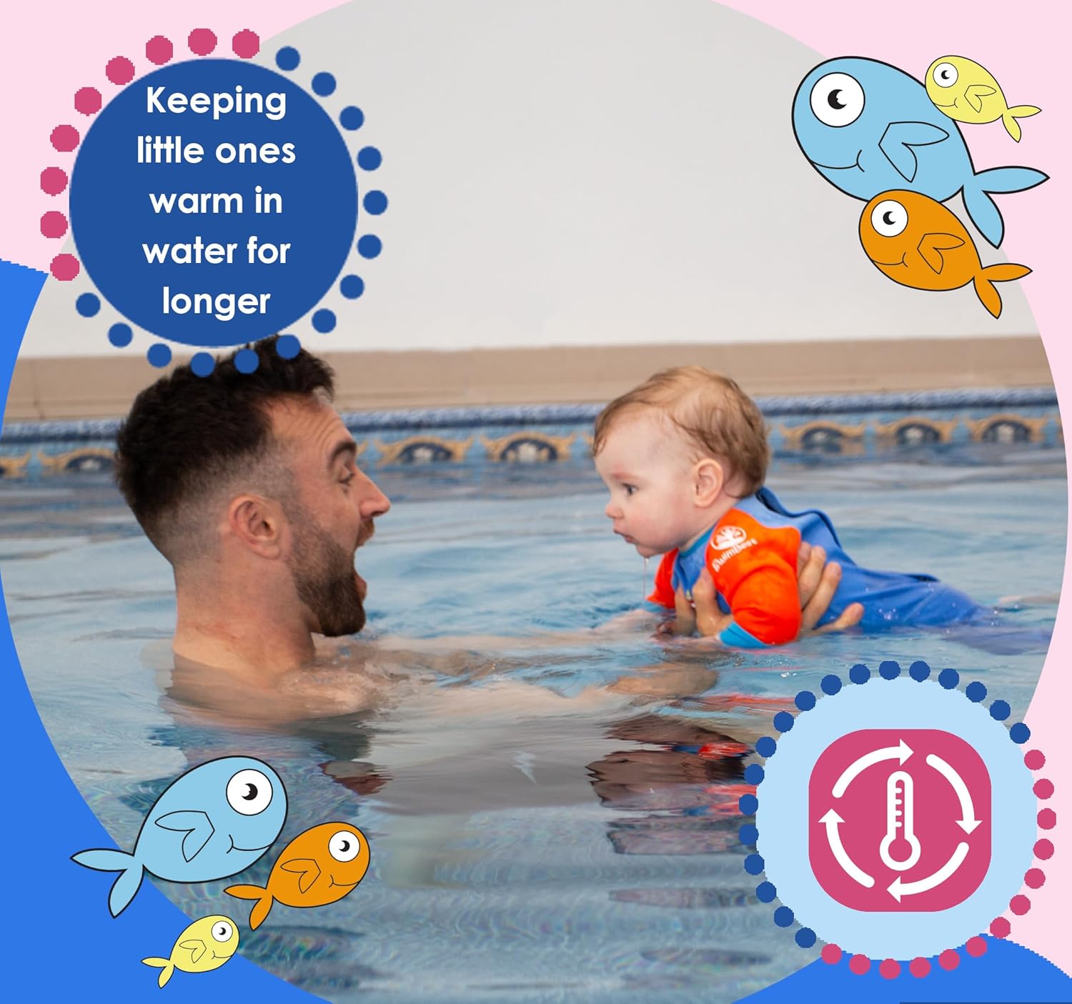 Thumbnail 4 de Swimbest Warmsuit: Fleece-Lined Baby Swimwear with UPF 50+ Protection