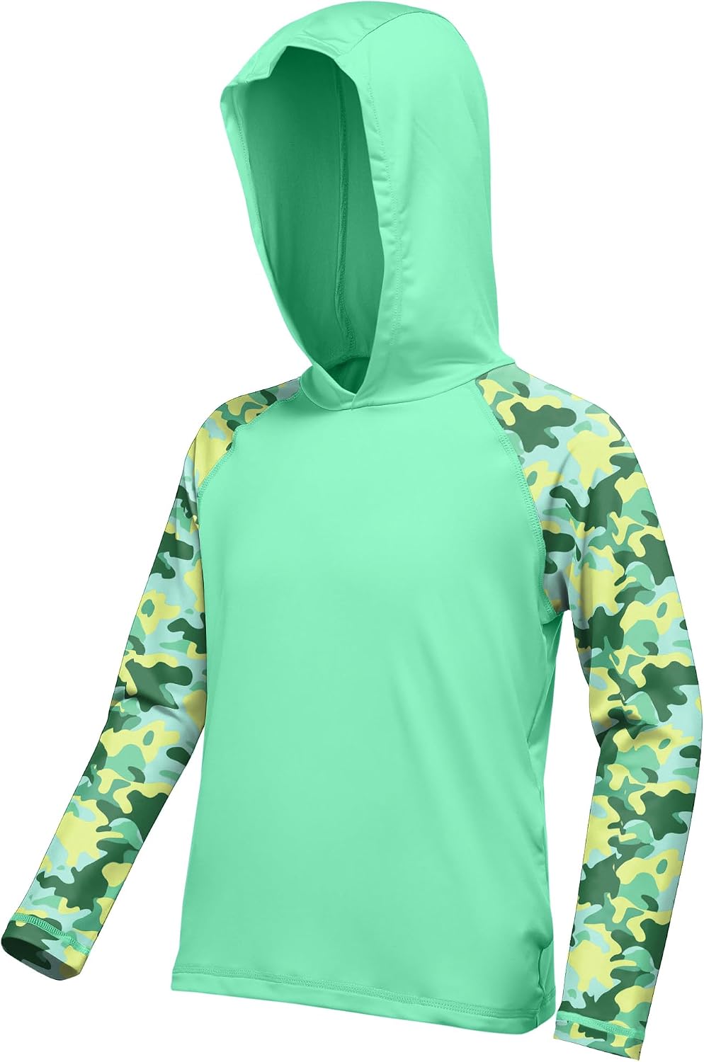 Thumbnail 6 de DRONIRING Kids Rash Guard Swim Hoodie, 2T–16Y