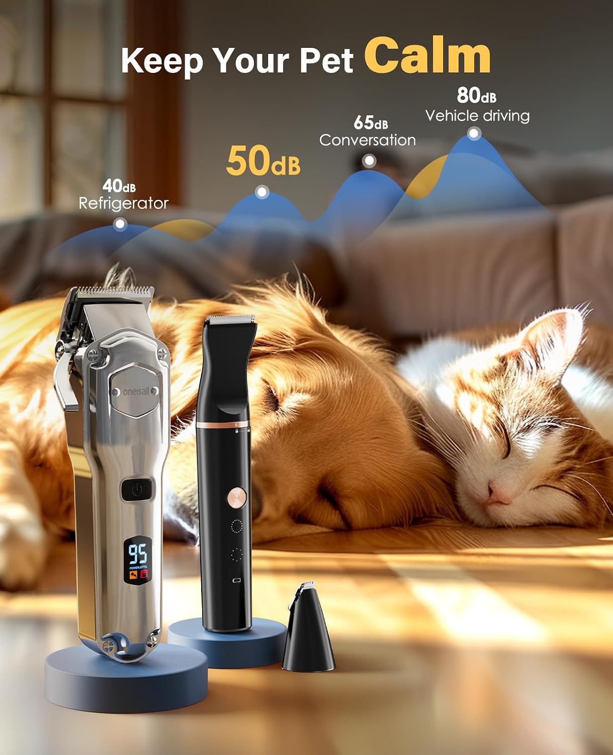Thumbnail 5 de oneisall Dog Clippers 2000mAh