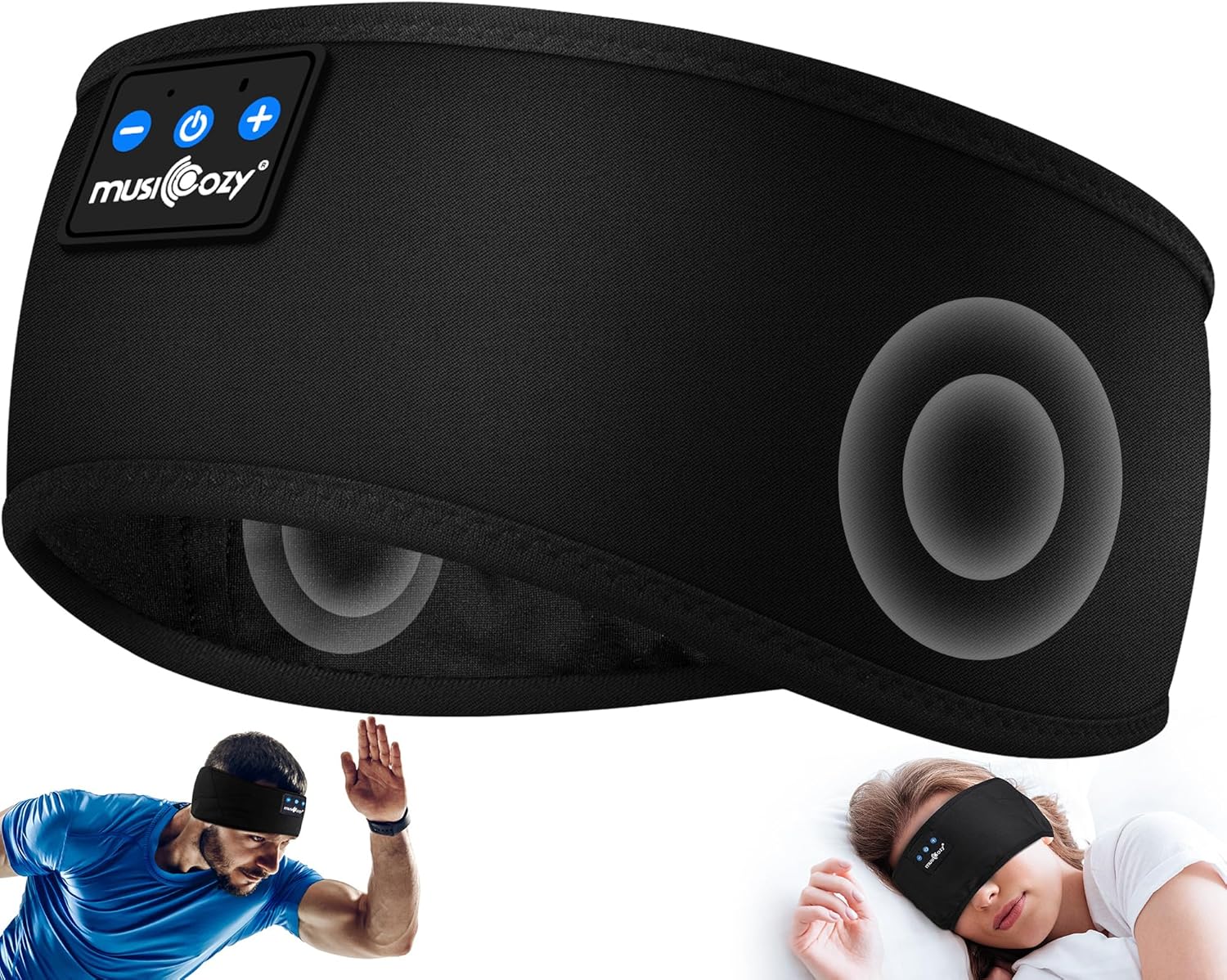 Detalle de MUSICOZY Sleep Headphones Bluetooth 5.4 ⚡