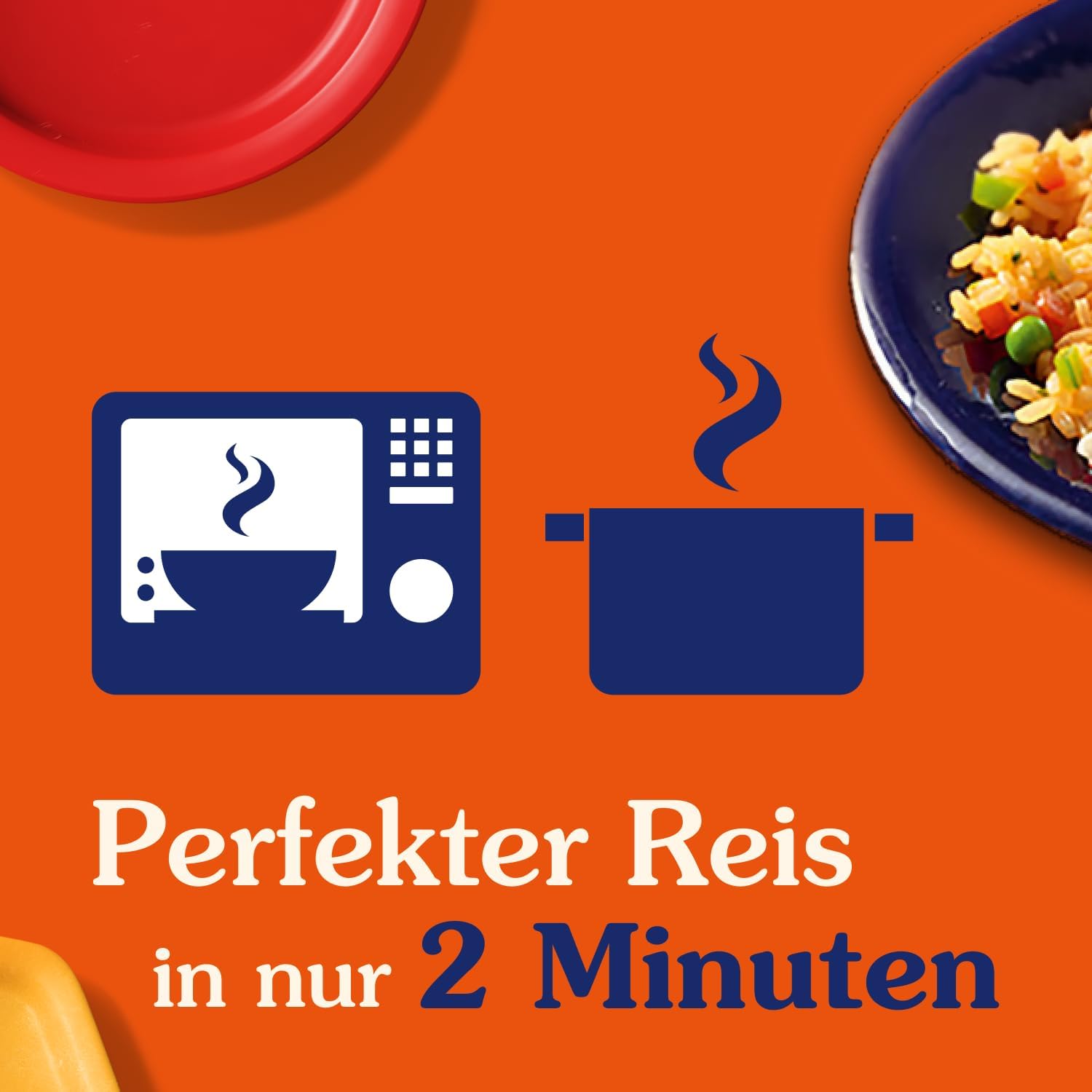 Detalle 2 de BEN'S ORIGINAL Express Reis Griechisch 6 x 220 g – schneller Tomatenreis mit Gemüse