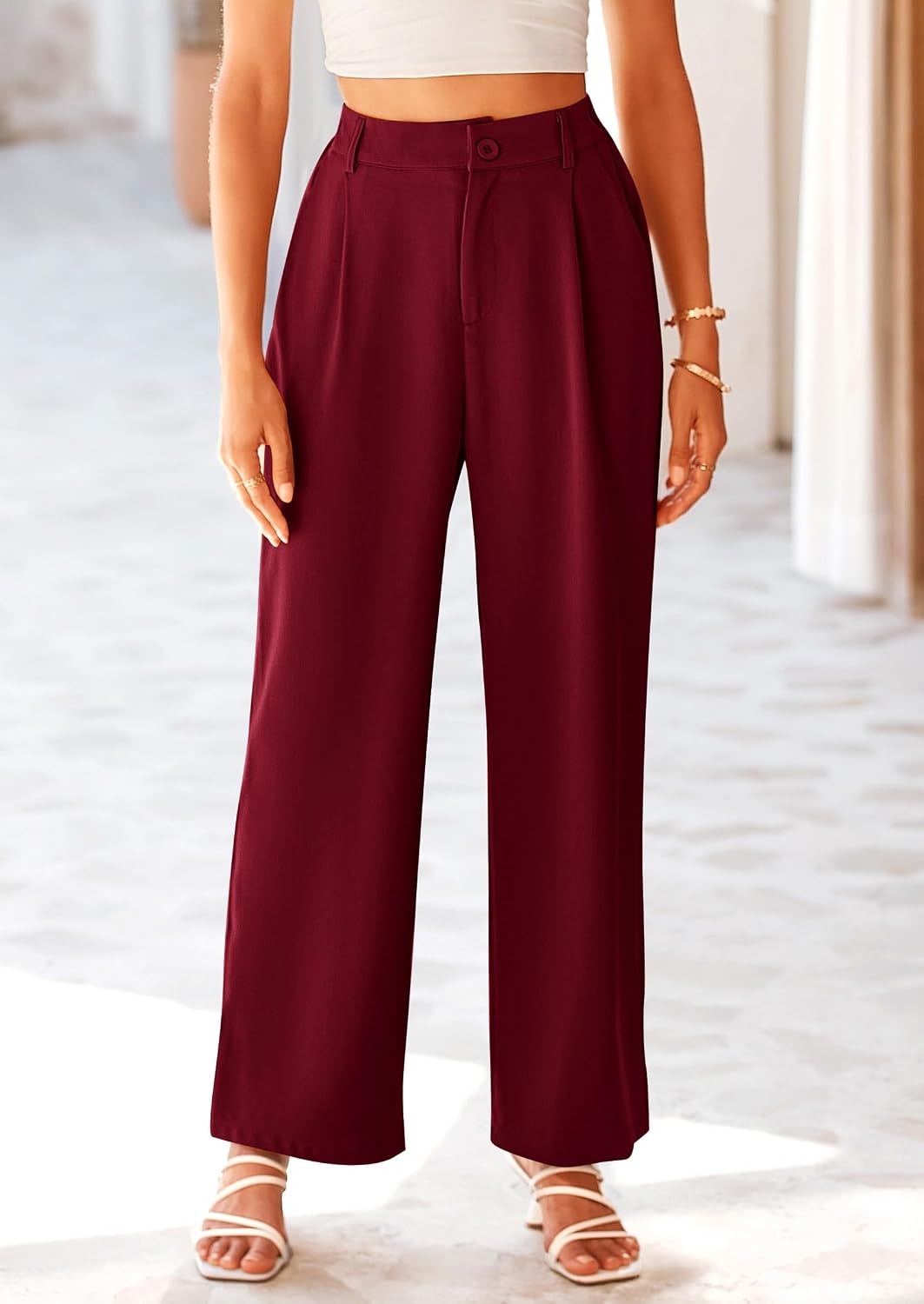 Thumbnail 6 de PRETTYGARDEN Wide Leg Pants for Women — High-Waisted Business Casual Work Pants with Pockets