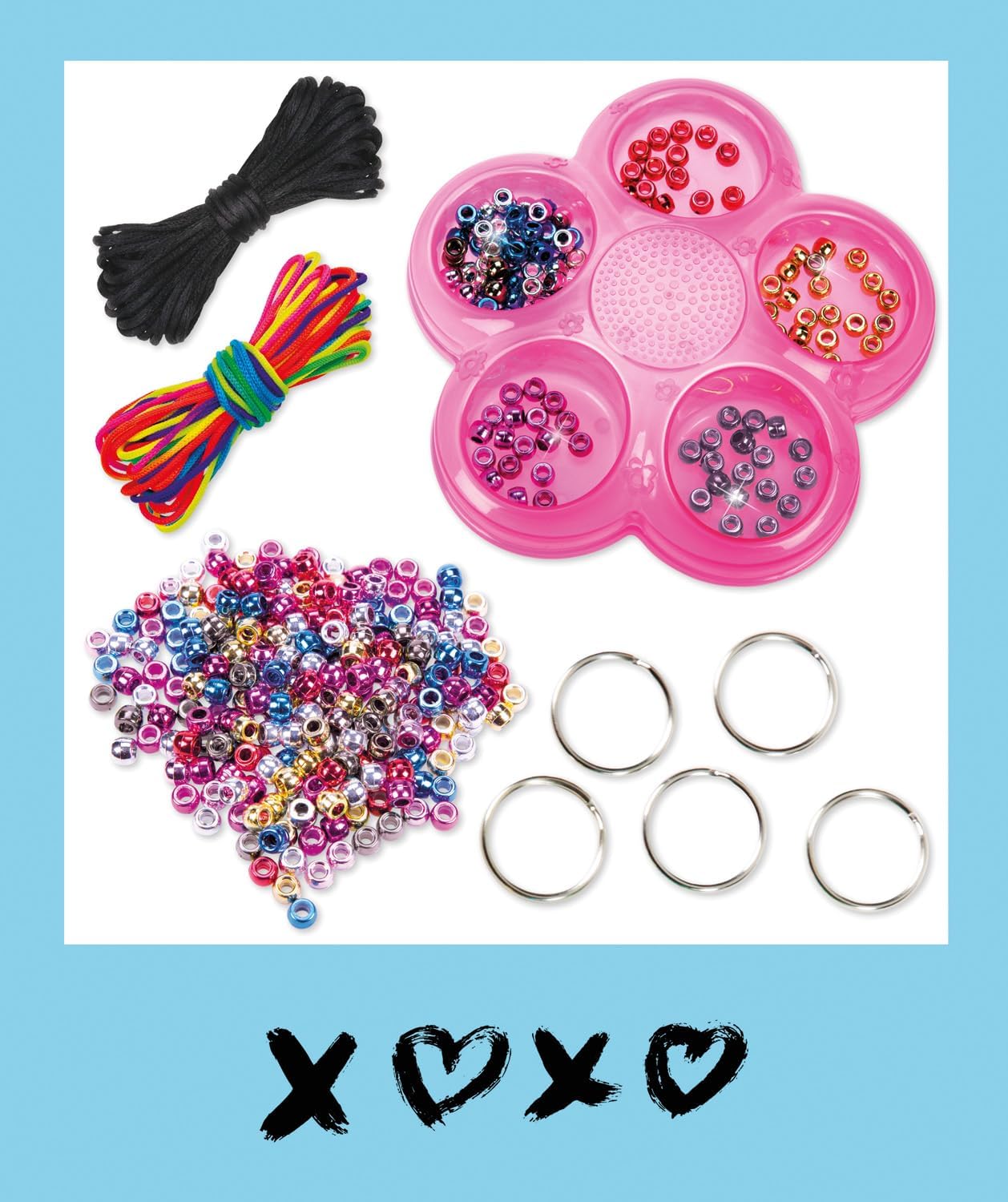 Thumbnail 2 de LENA 42690 Kit d'artisanat: 8 mascottes et 8 porte-clés avec 740 perles XXL