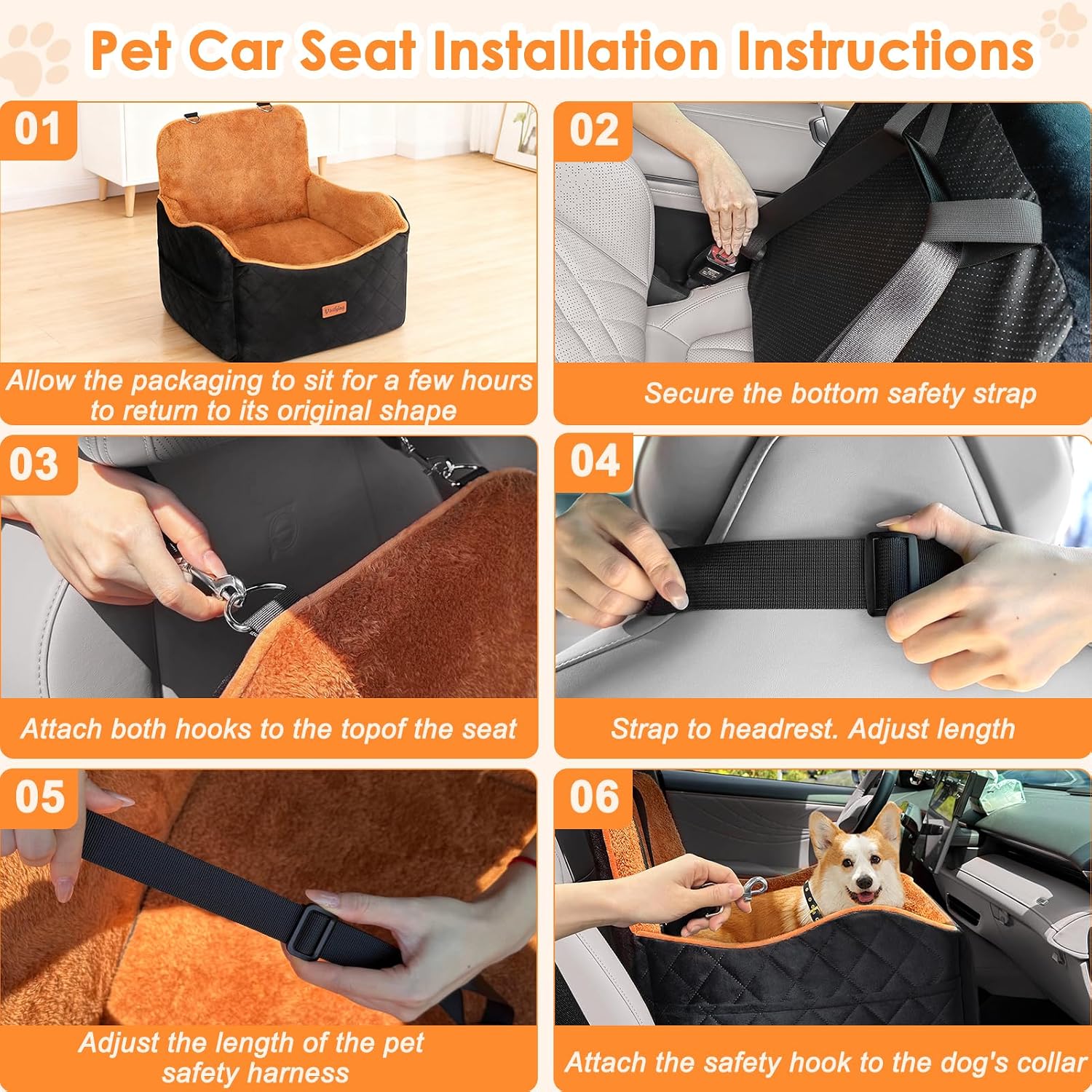 Thumbnail 6 de Vivifying Dog Car Seat 10cm Booster