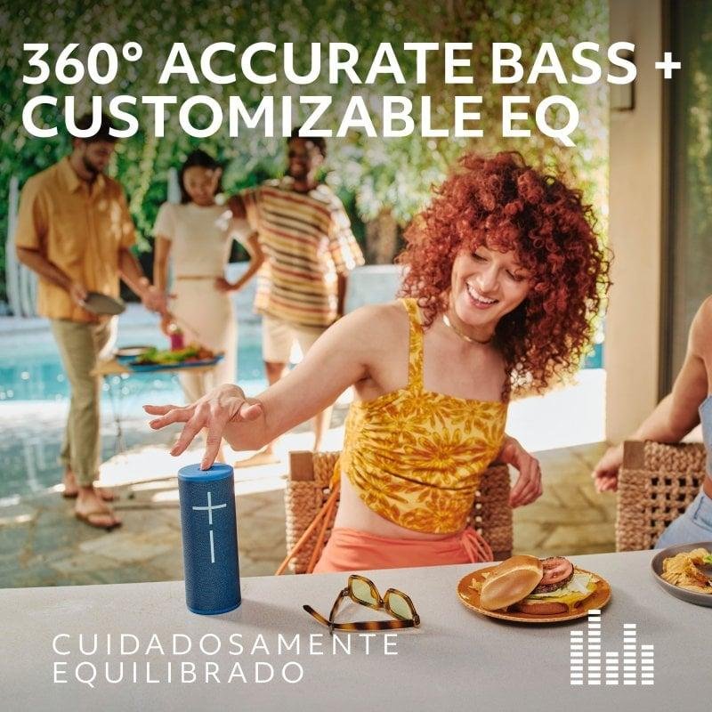 Detalle 2 de Ultimate Ears Boom 4, altavoz Bluetooth portátil 360°, IP67 y hasta 15 h