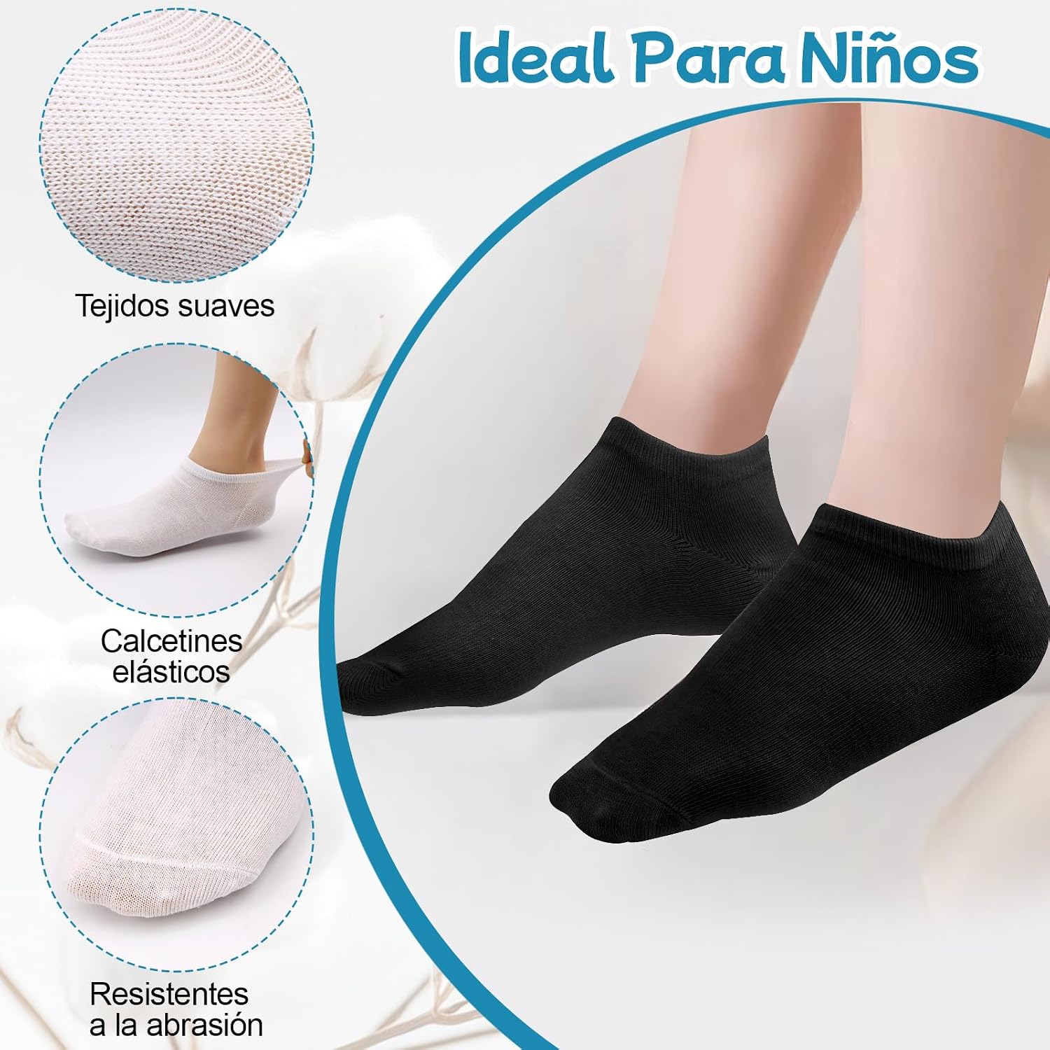Thumbnail 4 de Soleeya calcetines tobilleros niños 10 pares