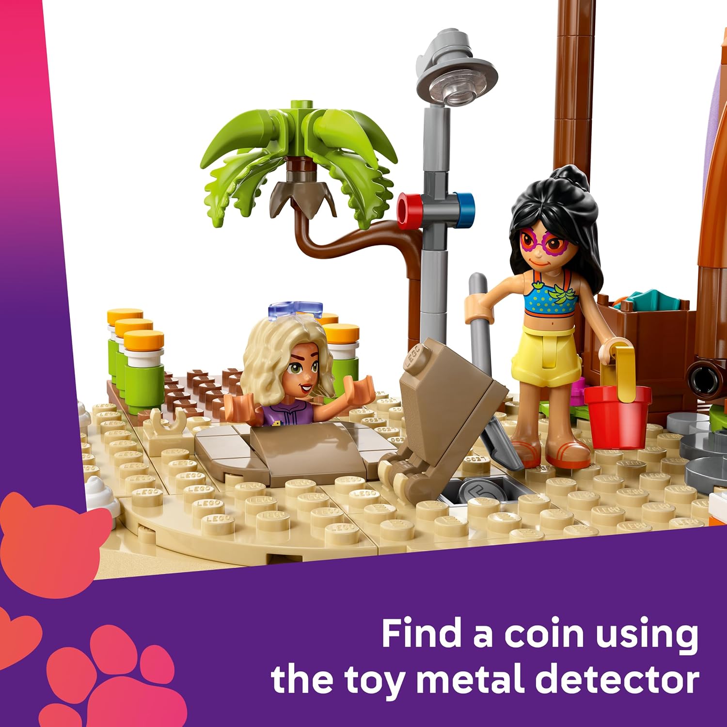 Thumbnail 2 de LEGO Friends 42673 Family Holiday Beach Resort Building Set with 6 Mini Dolls