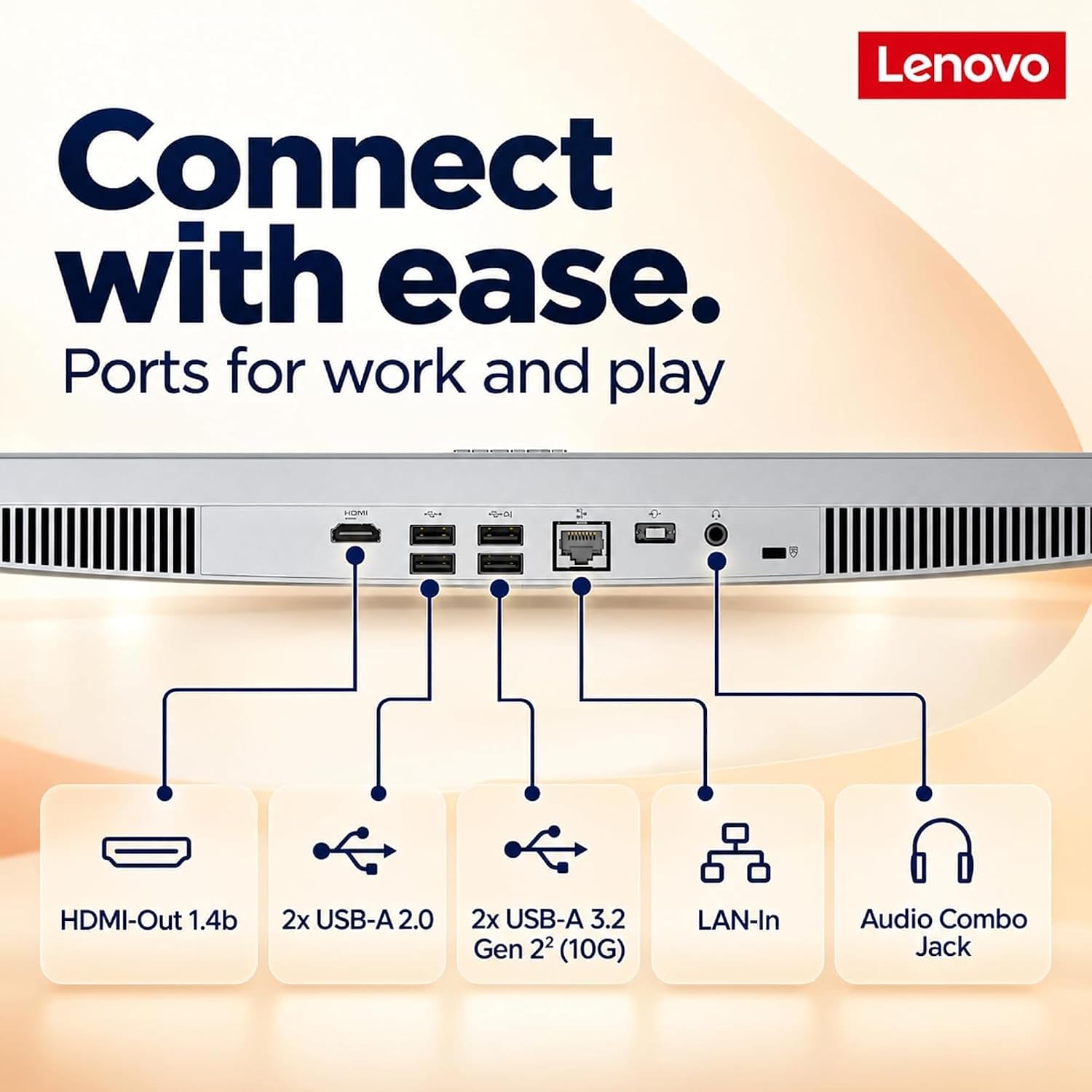 Thumbnail 5 de Lenovo IdeaCentre 24 FHD All-in-One PC, Intel N100, 16GB RAM, 256GB SSD