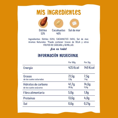 Thumbnail 6 de Nākd. Peanut Delight: Barritas Raw de Fruta y Frutos Secos (18 x 35g) | 100% Naturales