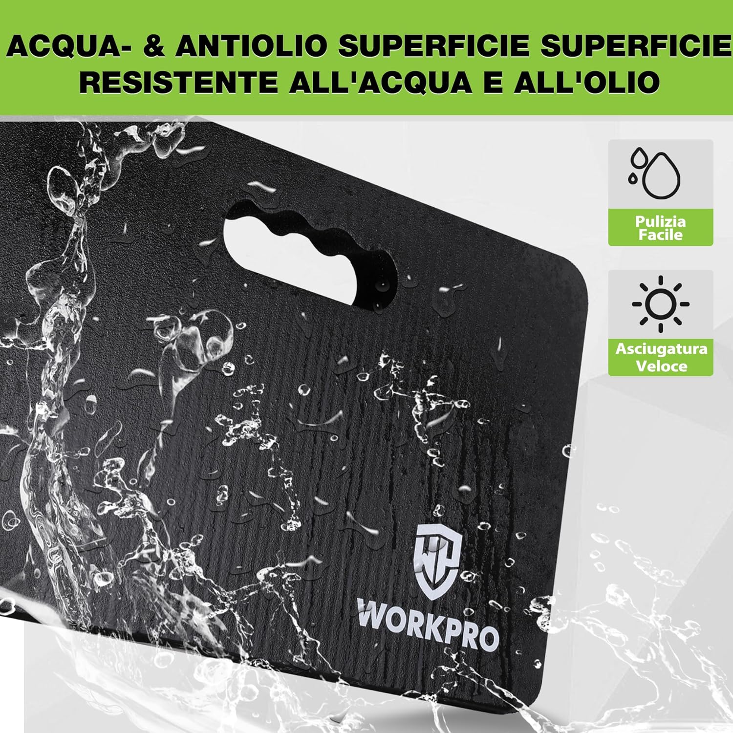 Thumbnail 5 de WORKPRO Set di 2 Tappetini per Inginocchiarsi – 36 mm, antiscivolo, impermeabili e morbidi
